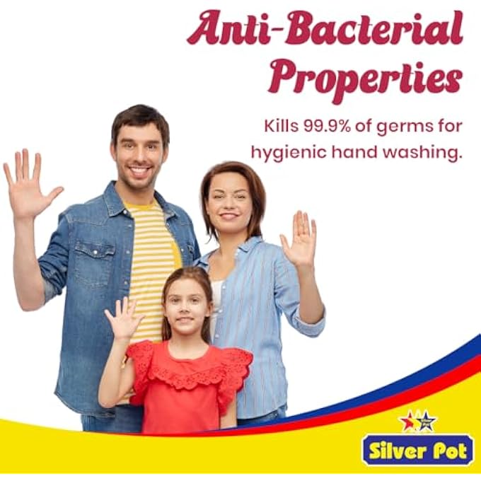 Silver Pot FRESH APPLE CINNAMON HAND WASH  400ML  GENTLE MOISTURIZING FORMULA WITH REFRESHING APPLE CINNAMON SCENT, EFFECTIVE GERM PROTECTION AND DAILY HYGIENE - Image 4